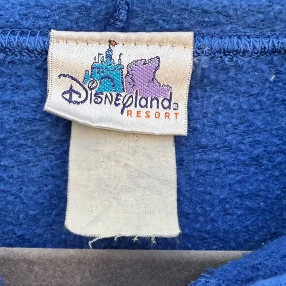 Vintage Disneyland Resort Where Dreams Come True Castle Zipper Front Sweatshirt - Picture 7 of 7
